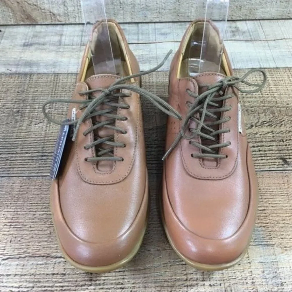Mephisto Brown Leather Oxford Sneaker Shoes Cool Air Womens 5‎